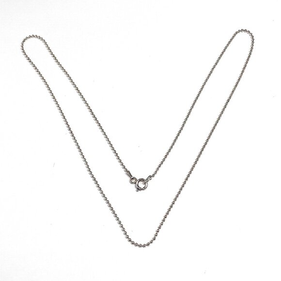 20in Sterling Silver Ball Chain Necklace - Picture 4 of 6